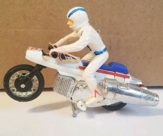 Vintage 1976 Ideal Evel Knievel Jet Cycle Diecast