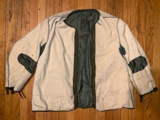 Vintage Us Army Field Jacket Liner 1951 Usa Sz.  Xl