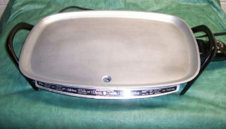 Vintage Farberware Electric Griddle Skillet Model 260 w Perfect Heat Controller 2