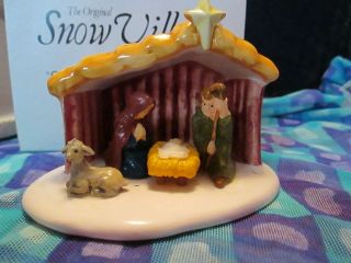 Dept 56 Outdoor Nativity Scene The Snow Village 2
