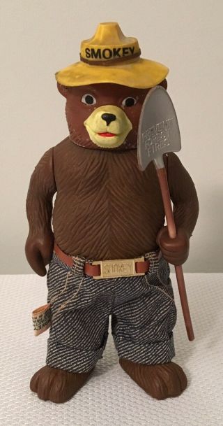Vintage Dakin & Company Smokey The Bear With Shovel Figure Prevent Forest Fires