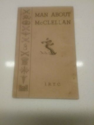 Wwii Us Army Fort Mcclellan " Man About Mcclellen " Book 1943