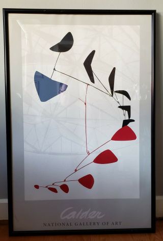 Alexander Calder National Gallery Of Art Lithograph Poster Pre - Owned Mcm