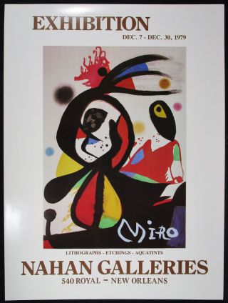 Holiday Joan Miro,  Poster,  L 