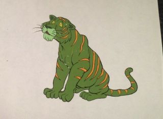 He Man Motu Production Animation Cel Of Cringer Transformation Sequence