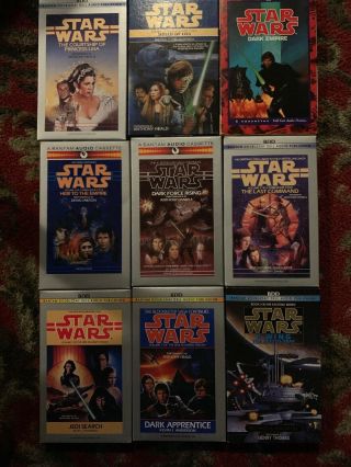 Star Wars Audio Book Cassette Tape Courtship Of Princess Leia,  Dark Empire,  Jedi