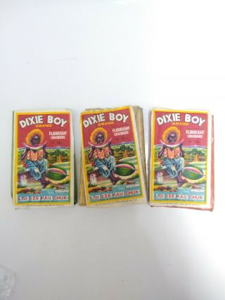 Dixie Boy Brand Firecracker 3 Packs Flashlight Crackers Label Only Class 3