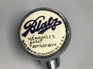 Vintage Blatz Beer - Tap Tapper Knob / Handle Blatz Brewing Milwaukee Wi
