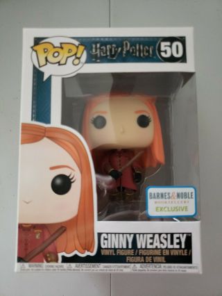 Funko Pop Ginny Weasley 50 Barnes And Noble Exc Vinyl Figure W/pop Protector