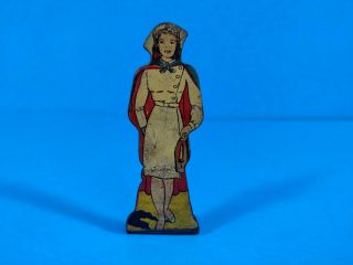 Marx Tin Lithograph Toy - Red Cross Nurse - 25 Pts - Soldiers Of Fortune