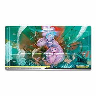 Pokemon Card Game Rubber Play Mat Mewtwo And Mew Tag Team Gx