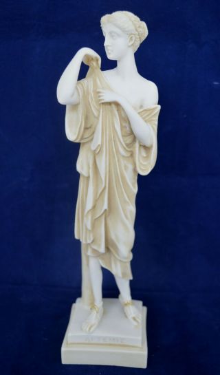 Artemis Sculpture Aged Statue Ancient Greek Goddess Of Hunt Diana