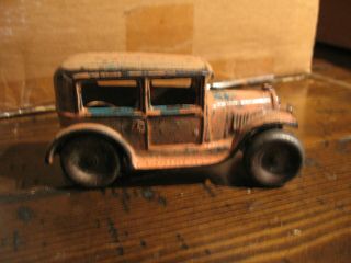 Antique Cast Iron Arcade Toy Car No 114 Freeport,  Illinois In