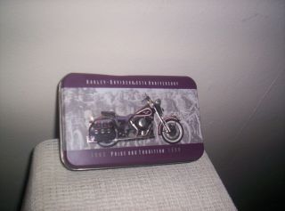 Harley - Davidson 95th Anniversary Playing Cards In Limited Edition Tin From 1998