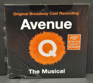 Avenue Q: The Musical 2018 Limited Ed.  Orange Vinyl Lp