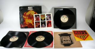Kiss - The Originals - 3 Lp Set W/ Inserts - Vinyl Record Album