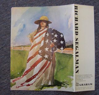 1972 Richard Segalman Exhibition Poster,  Graham Gallery