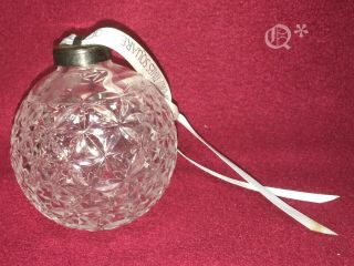 2000 Time Square Waterford Crystal Christmas Ball Ornament