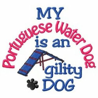 My Portuguese Water Dog Is An Agility Dog Short - Sleeved Tee - Dc2070l