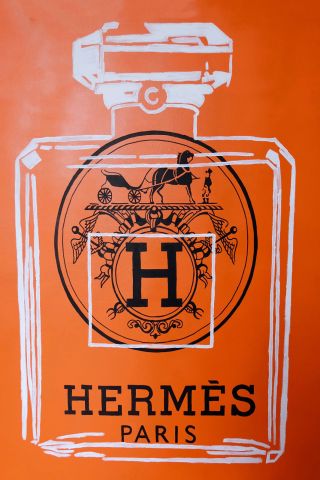 Hermes Paris Men Painting Vintage Poster Art Prints For Glass Frame 36 " X 24 "