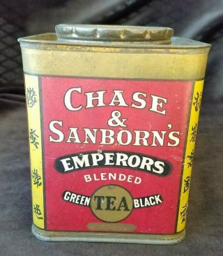 Old Advertising Tin Chase & Sanborn 