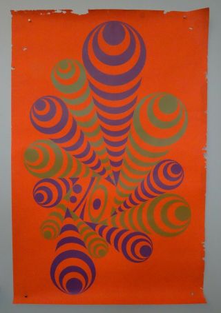 Psychedelic Vintage Poster 1960 