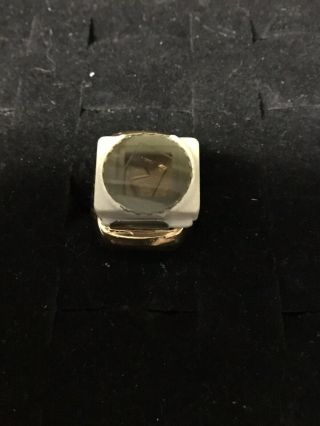 1940’s Peter Pan Peanut Butter Premium Sky King Mystery Picture Gold Ring