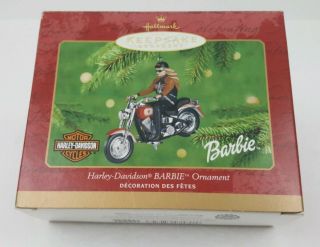 2001 Harley Davidson Barbie Hallmark Motorcycle Ornament