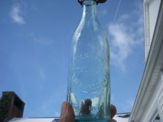 Kennedy Bottling,  Carbondale,  Pa Blob Top Beer Or Soda Bottle