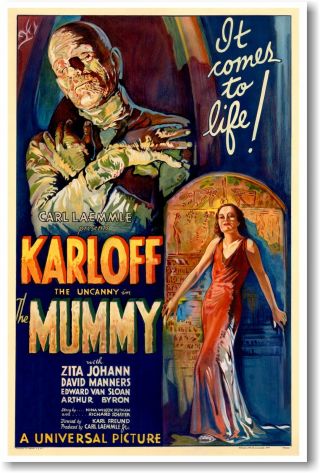 The Mummy - Vintage Movie Poster
