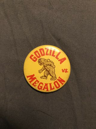1973 Godzilla Vs Megalon Pin