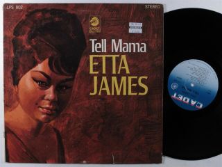 Etta James Tell Mama Cadet Lp Vg,