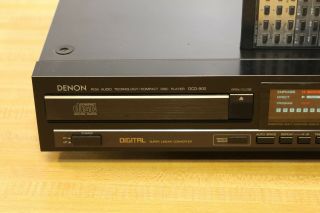 Vtg 1980s Denon DCD - 900 CD Player w Remote 2