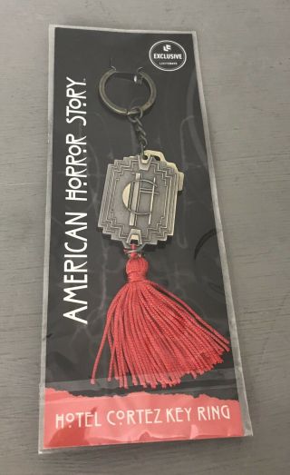 American Horror Story Loot Crate Exclusive October 2018 Hotel Cortez Key Ring