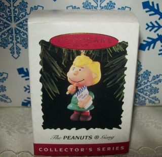 Hallmark The Peanuts Gang 4 Series 1996 Christmas Keepsake Ornaments Sally