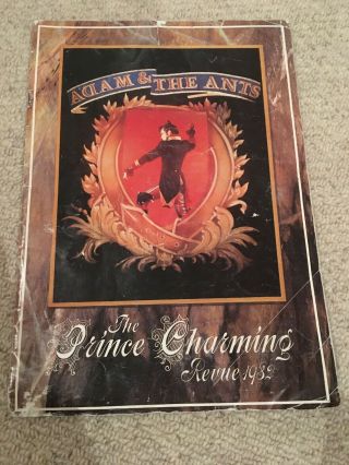 Adam And The Ants Prince Charming Tour 1982 Programme Signed Fully Autographed