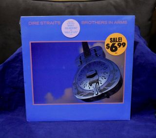 Dire Straits Very Rare Lp Brothers In Arms 1985 Usa 1st Press W/sticker