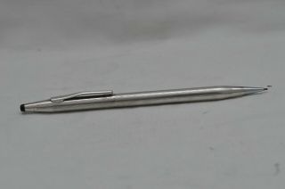 Lovey Scarce Vintage Cross Sterling Silver Usa Propelling Pencil -