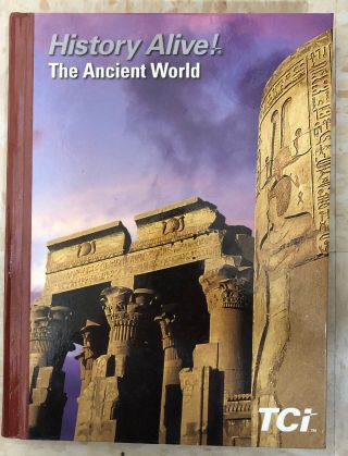 History Alive 6th Grade Ancient History 2017 Edition By Tci Hardcover Like
