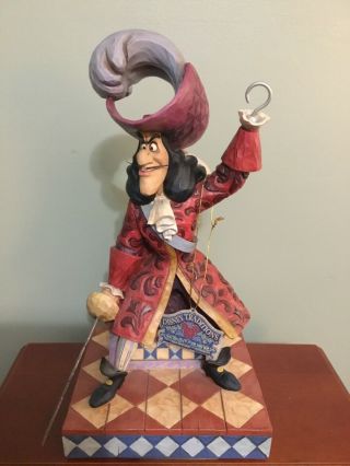 Jim Shore Disney Traditions Captain Hook And Mr.  Smee “beware” Christmas
