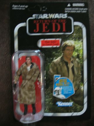 Star Wars Vintage Han Solo In Trench Coat (vc 62) Vhtf