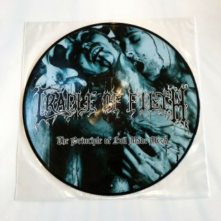 Cradle Of Filth The Principle Of Evil Made Flesh Pic - Lp Uk Cacophonous Records