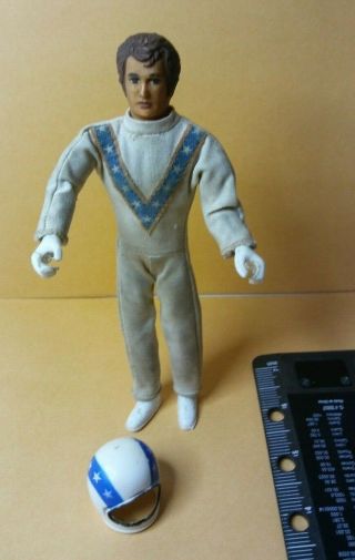 Evel Knievel 1970s Action Figure & Helmet Only For : Evil Stunt Cycle Bike Set