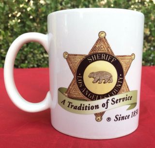 Los Angeles County Sheriff Chief Police Lapd Lasd Ceramic Coffee Mug Cup