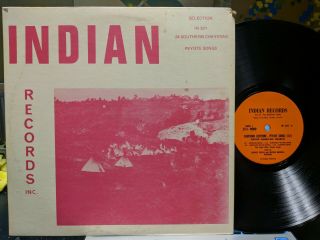 24 Southern Cheyenne Peyone Songs Lp Indian Records