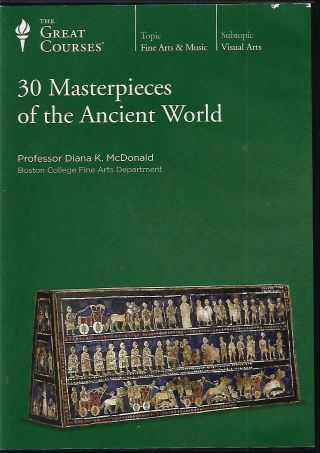 The Great Courses - 30 Masterpieces Of The Ancient World (2013,  6 - Dvd,  Book)