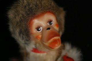 Herman Pecker & Co.  Vintage 6” Real Fur Monkey Ape Toy Doll York Nwt