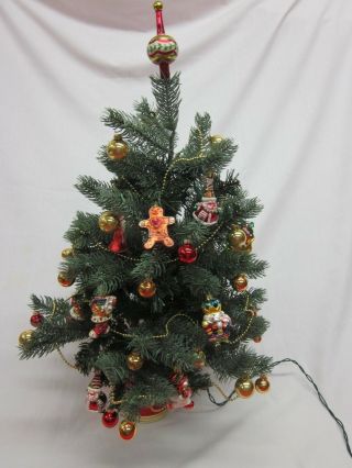 Christopher Radko Teleflora Christmas Tree With Ornaments