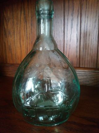 Jenny Lind Fislerville Glass Old Green Bottle - 3