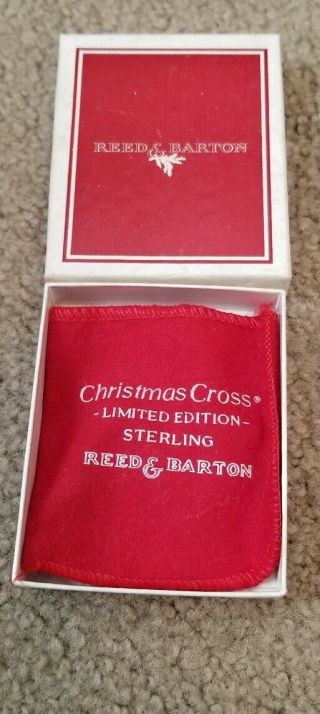 Reed and Barton Christmas Cross 1978 Sterling Silver 3